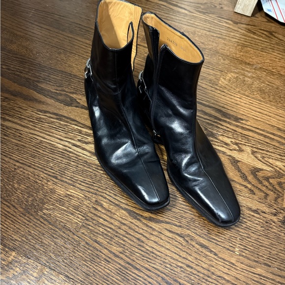 Gucci Other - Gucci Black Leather Ankle Boots